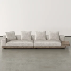 Olamide – A Legacy of Purposeful Grey 4-Seater Living Room Sofa