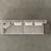 Olamide – A Legacy of Purposeful Grey 4-Seater Living Room Sofa