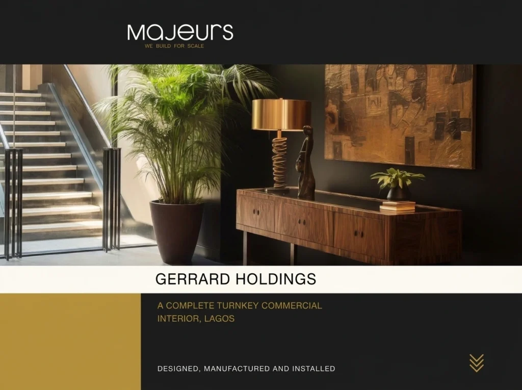 A complete turnkey commercial interior