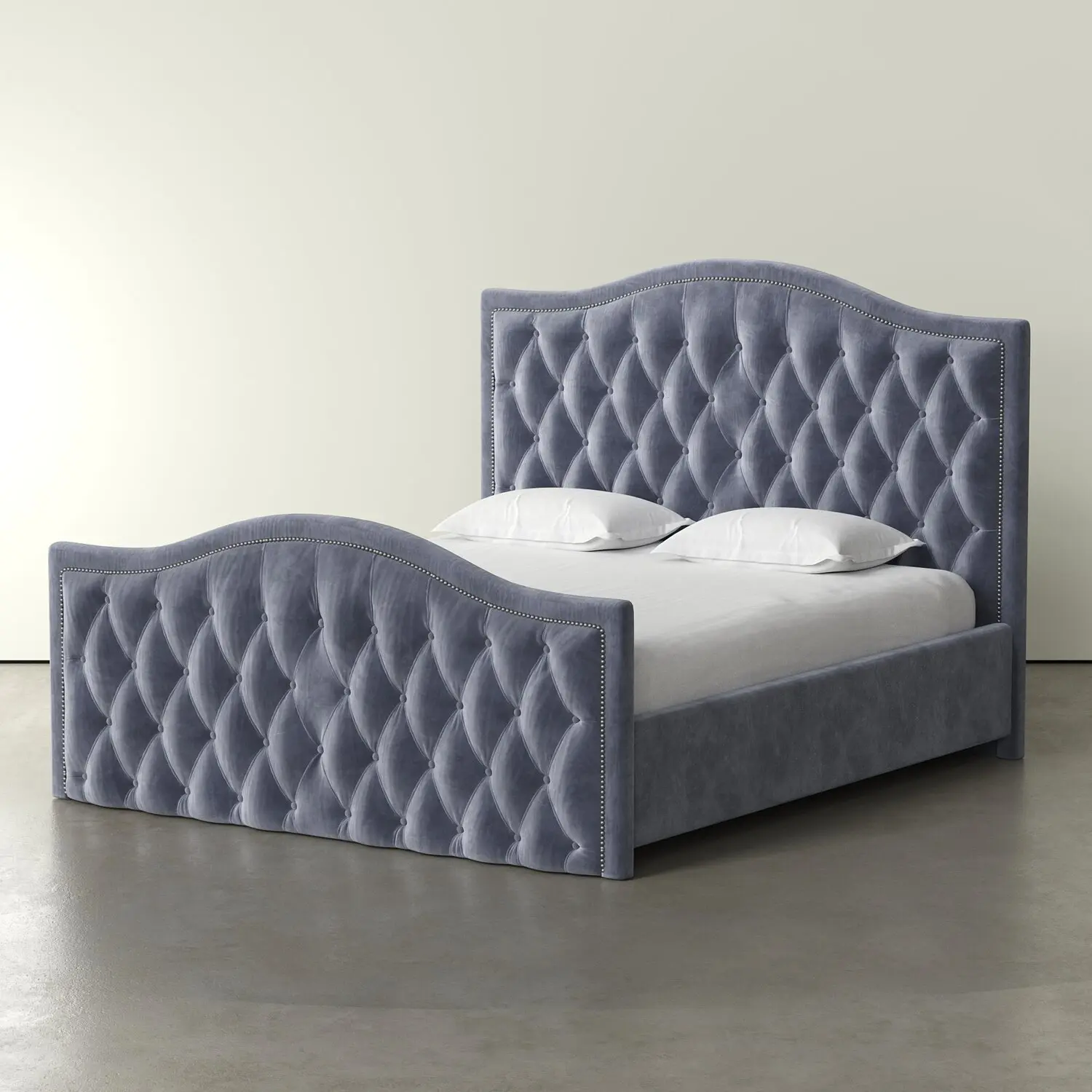 Amara – The Tall Diamond-Stitched Bed - 2 Amara – The Tall Diamond-Stitched Bed