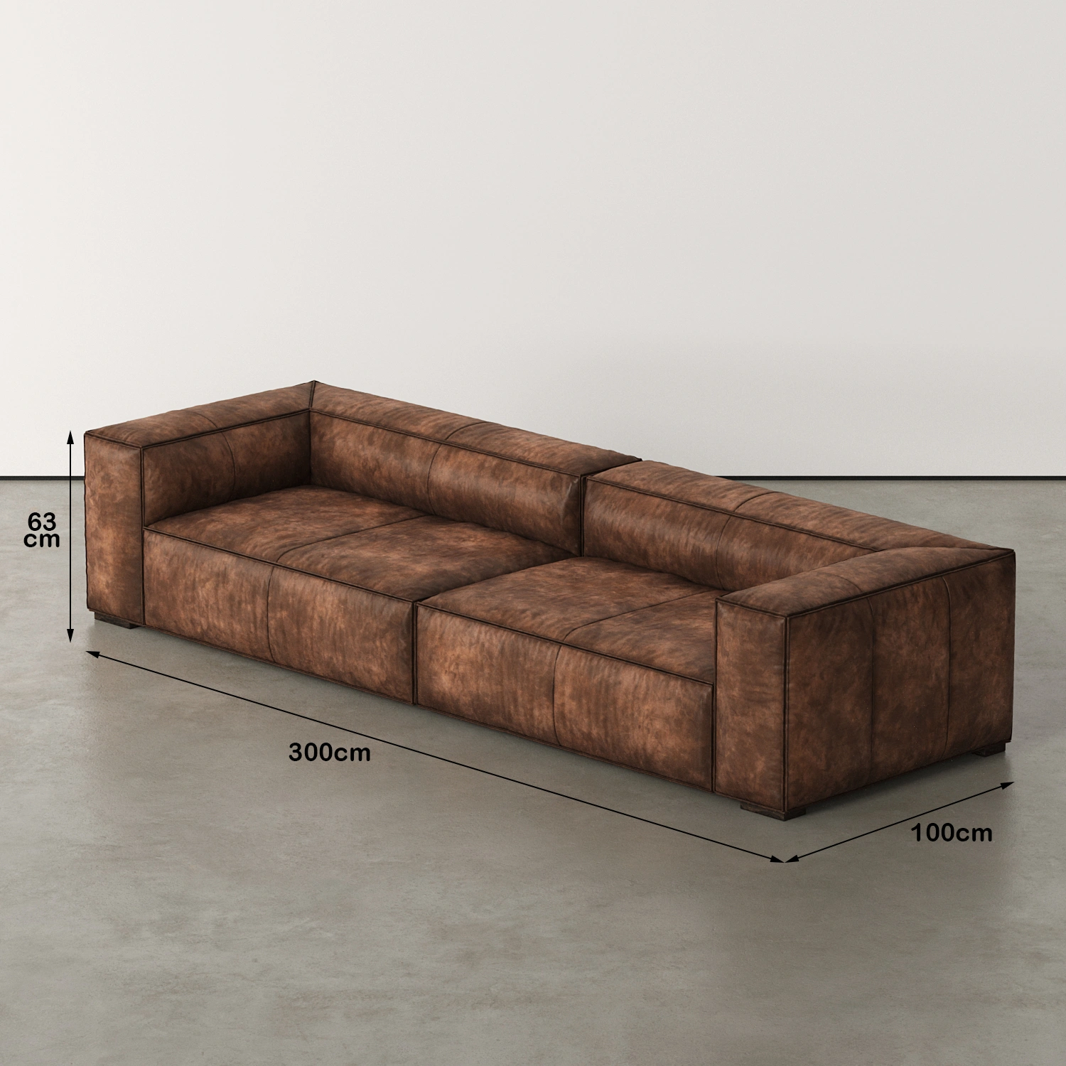 Ayanfe_3-Seater Sofa_d Ayanfe - Luxury Bespoke Leather Sofa Chair