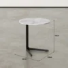 TOLA: The Floating Marble Side Table
