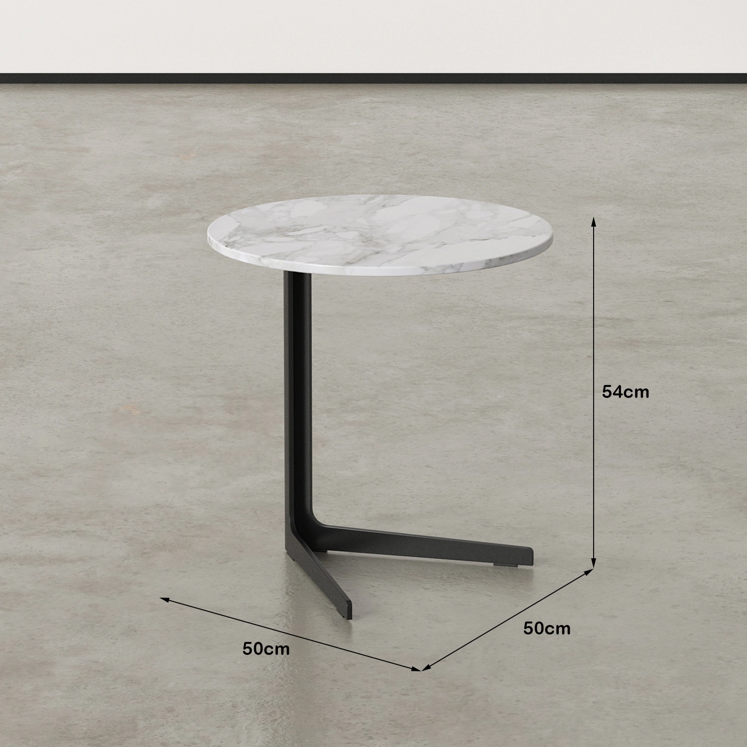 TOLA: The Floating Marble Side Table