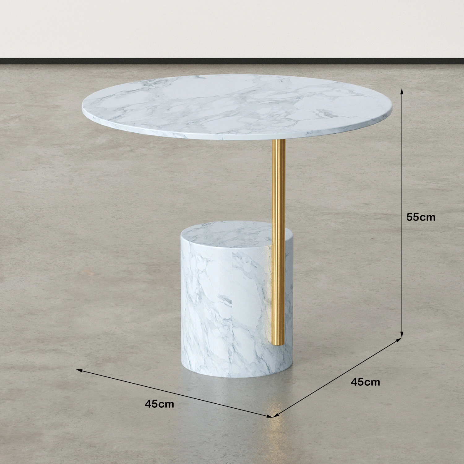 Chia - The Marble Column Table
