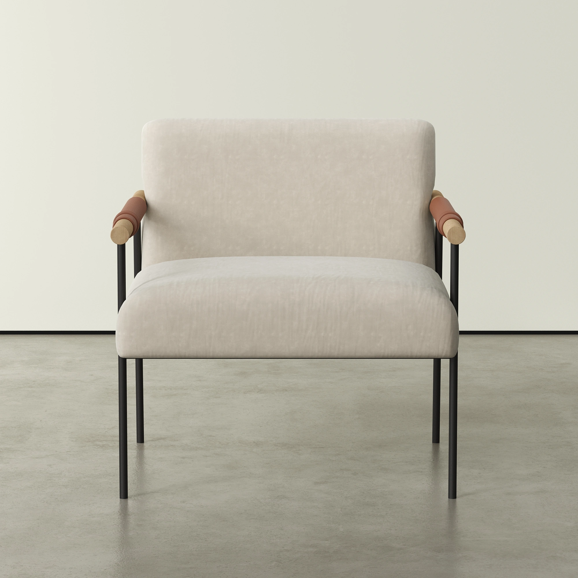 Irorun - The Mixed-Material Lounge Chair Irorun - The Mixed-Material Lounge Chair