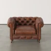 Kamsi – The Tufted Leather High-Back_Armchair