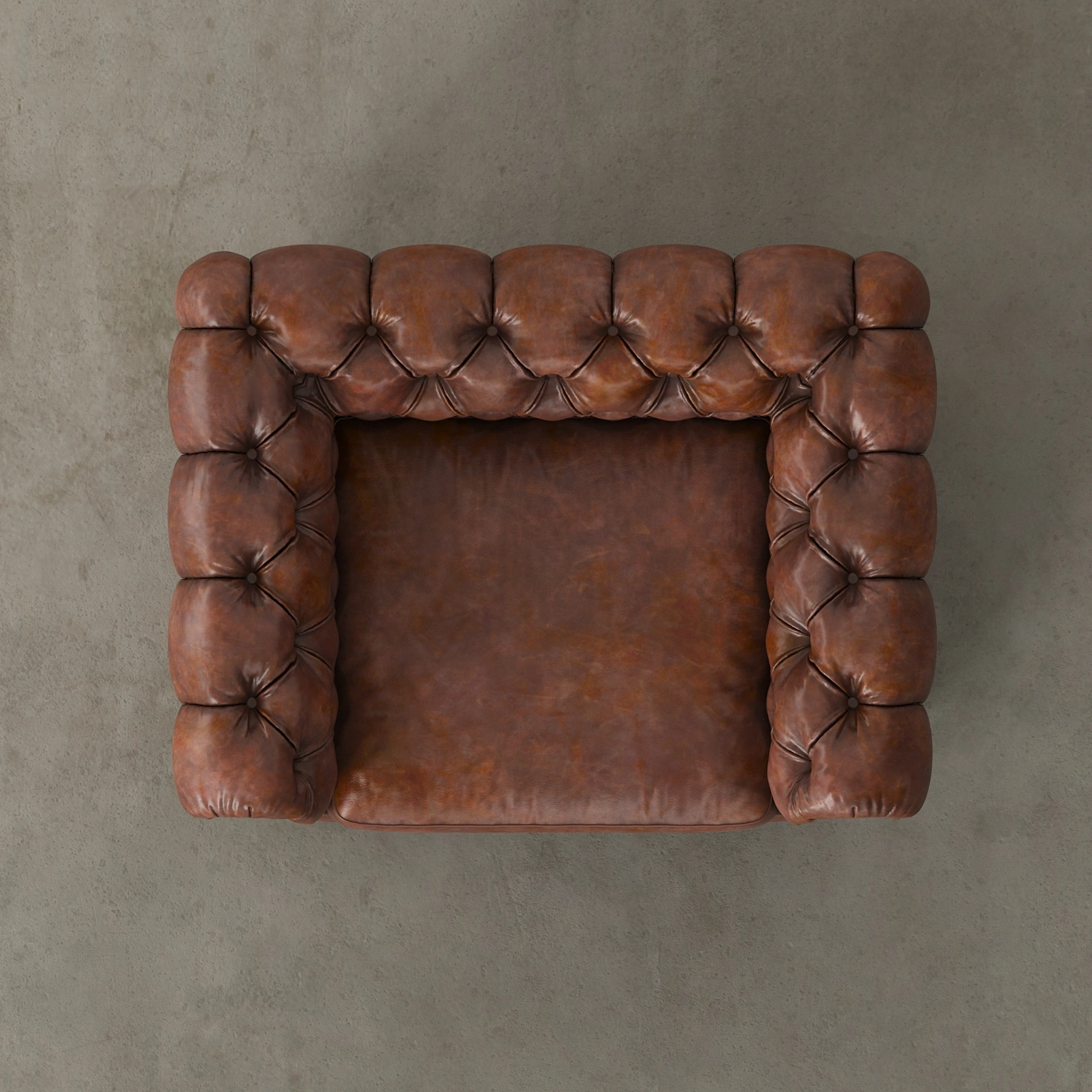 Kamsi – The Tufted Leather High-Back_Armchair