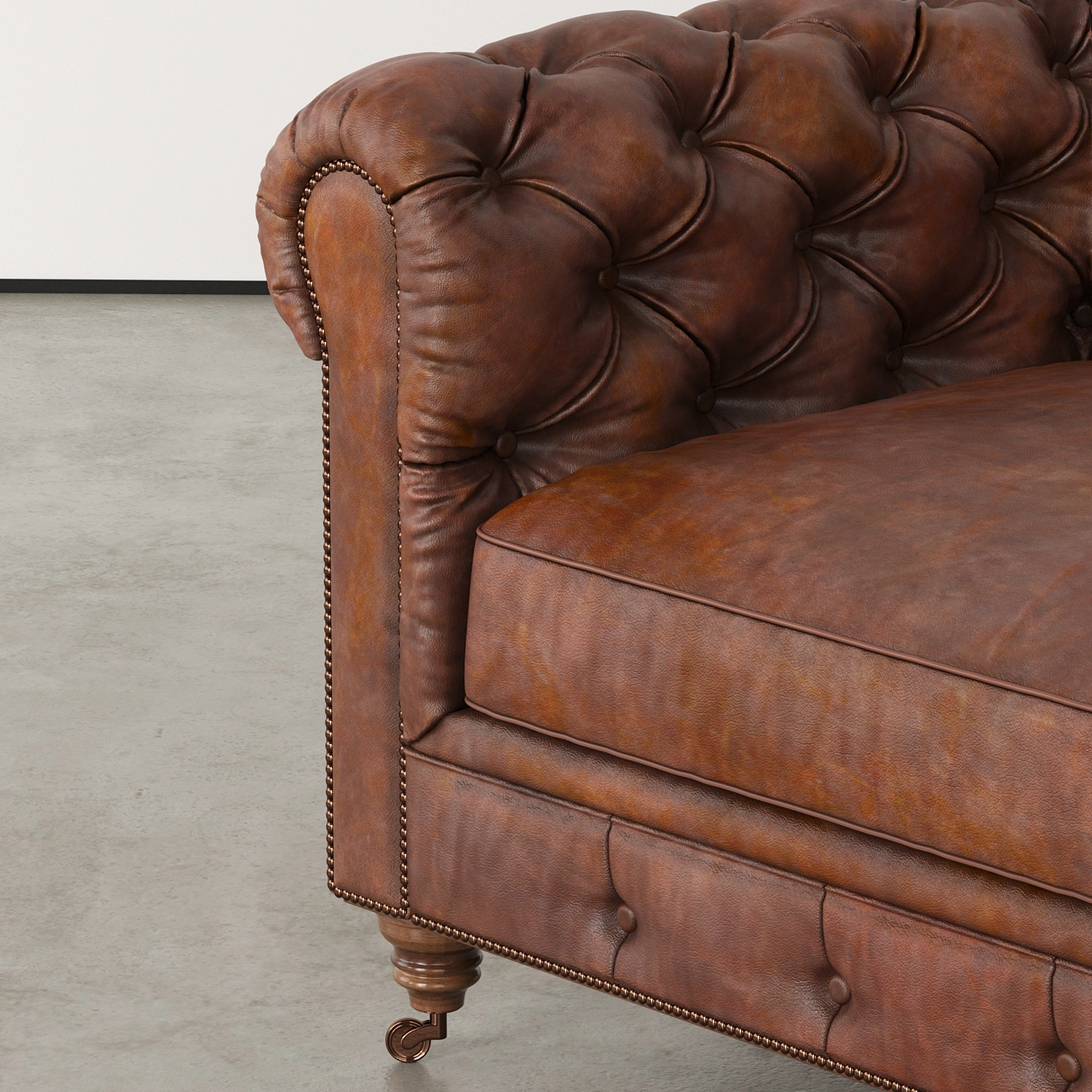 Kamsi – The Tufted Leather High-Back_Armchair