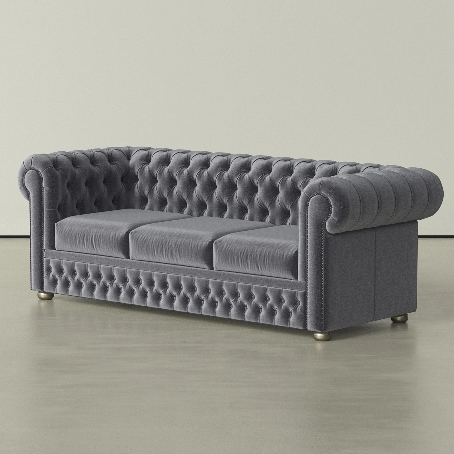 Obie Ike - Luxury 3 Seater Leather Sofa