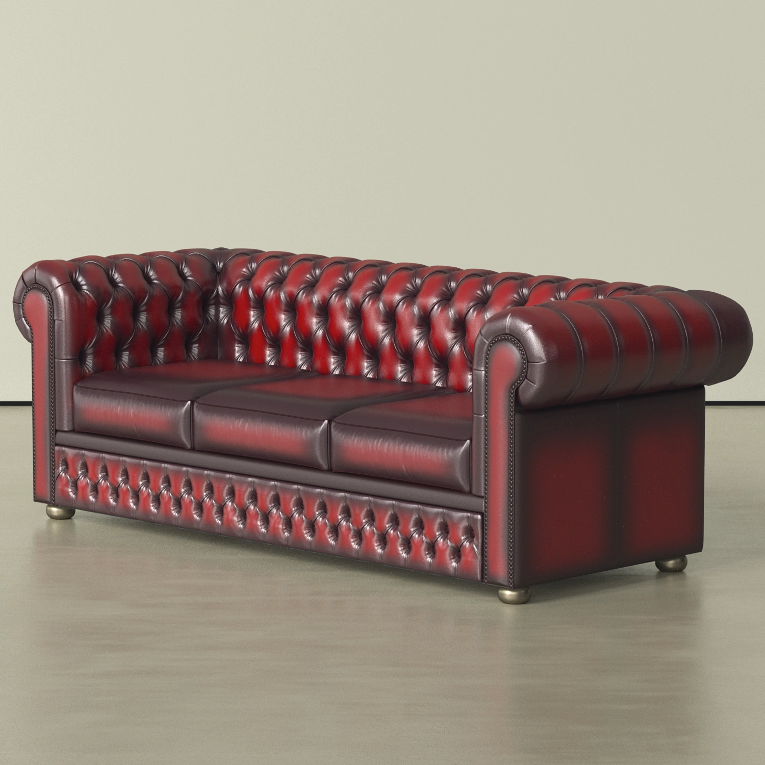 Obie Ike - Luxury 3 Seater Leather Sofa