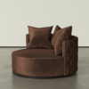 Okiki - The Sculptural Curved Chair_Brown_05 Okiki - The Sculptural Curved Chair