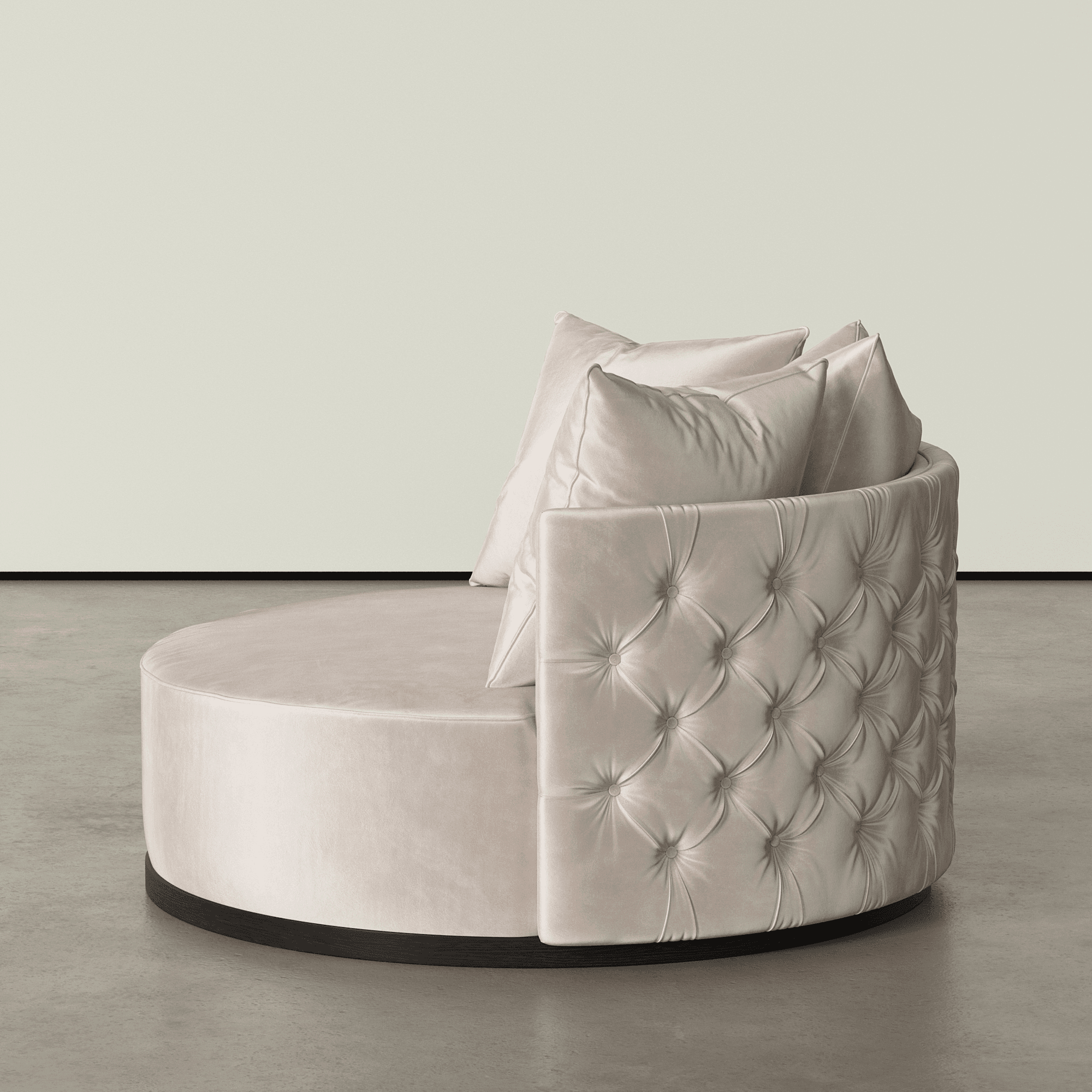 Okiki - The Sculptural Curved Chair_OffWhite_03 Okiki - The Sculptural Curved Chair