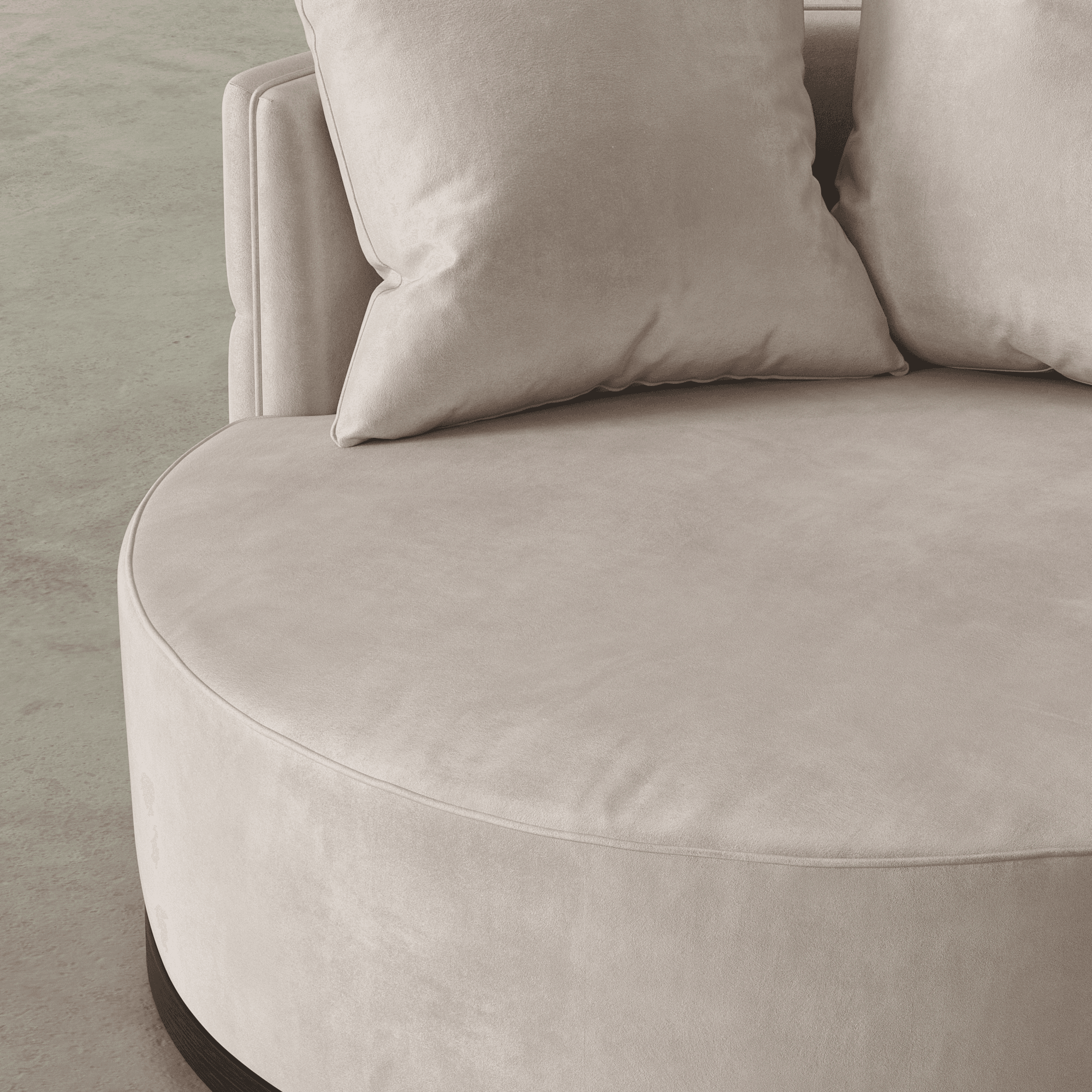 Okiki - The Sculptural Curved Chair_OffWhite_06 Okiki - The Sculptural Curved Chair