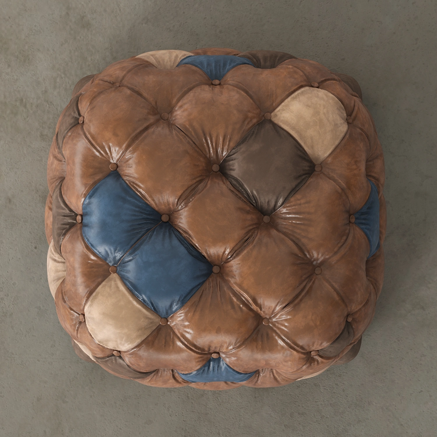 Oramma_Stool_Ottoman_4 Mix of Textures Stool