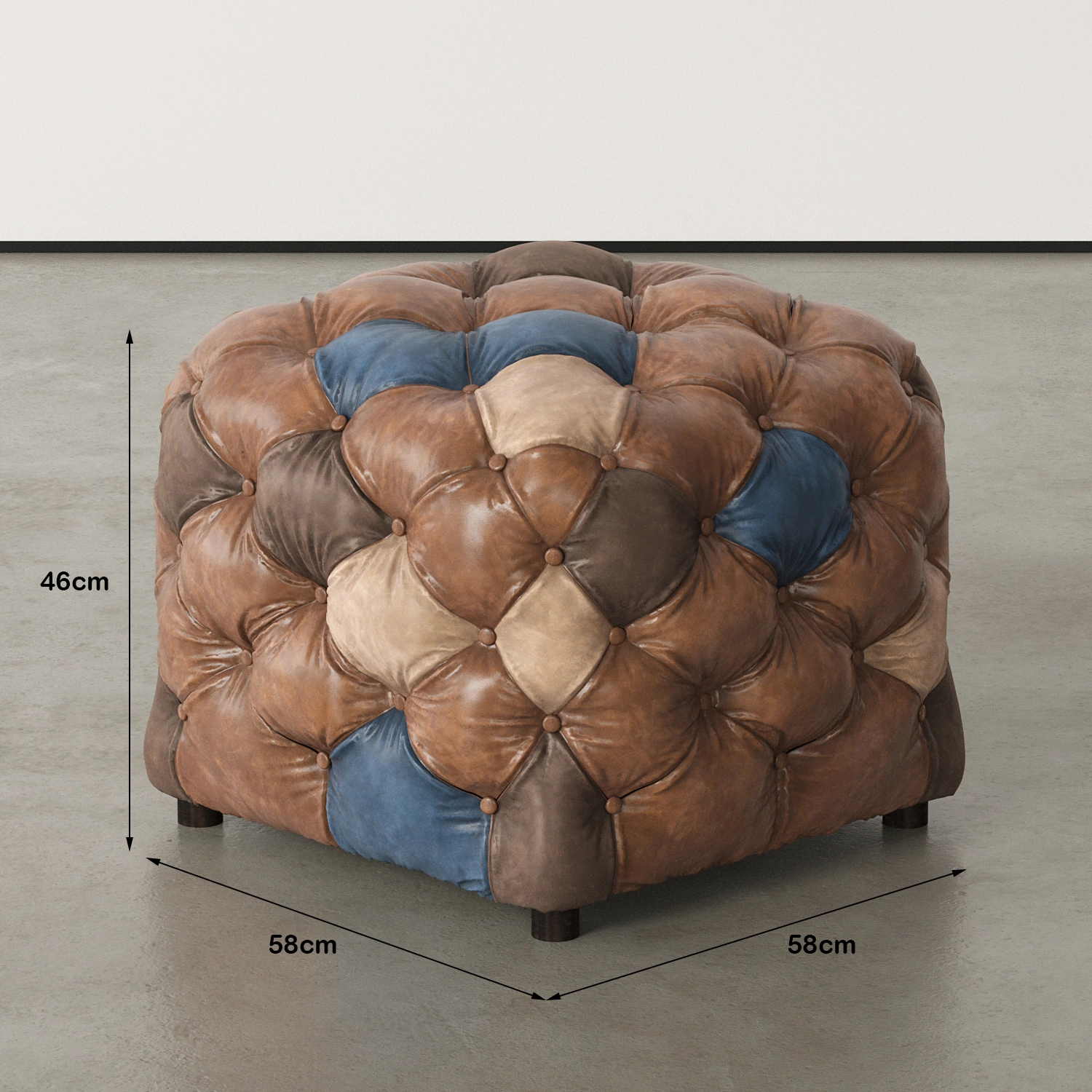 Oramma_Stool_Ottoman_d Mix of Textures Stool