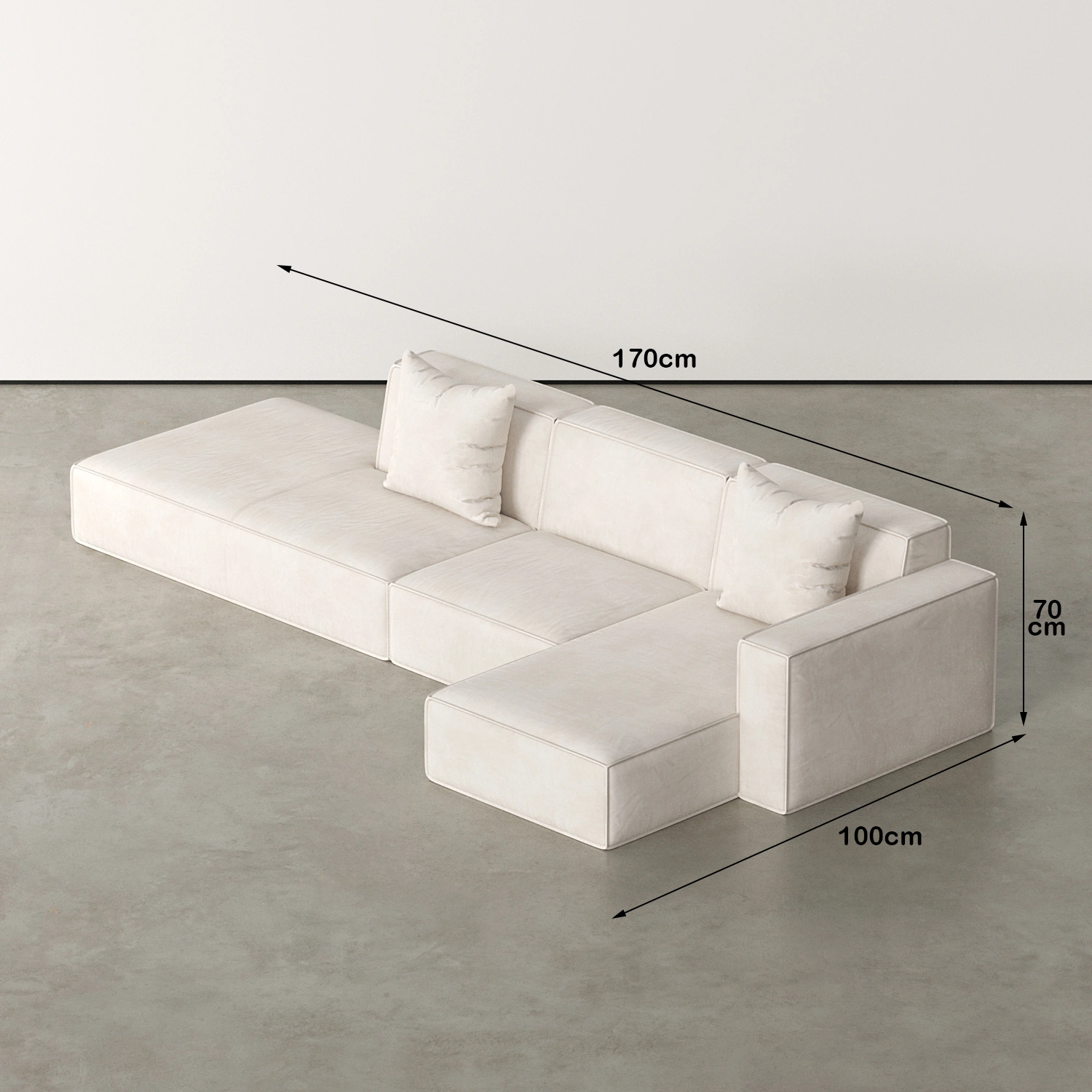 Orisa the sectional L-Shaped Sofa