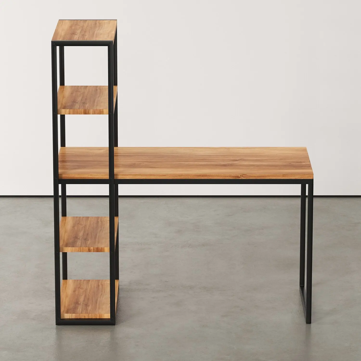Saro - The Metal Frame Shelved Workstation - 5 Saro - The Metal Frame Shelved Workstation