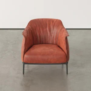 Uzoe Armchair: The Industrial Leather Armchair