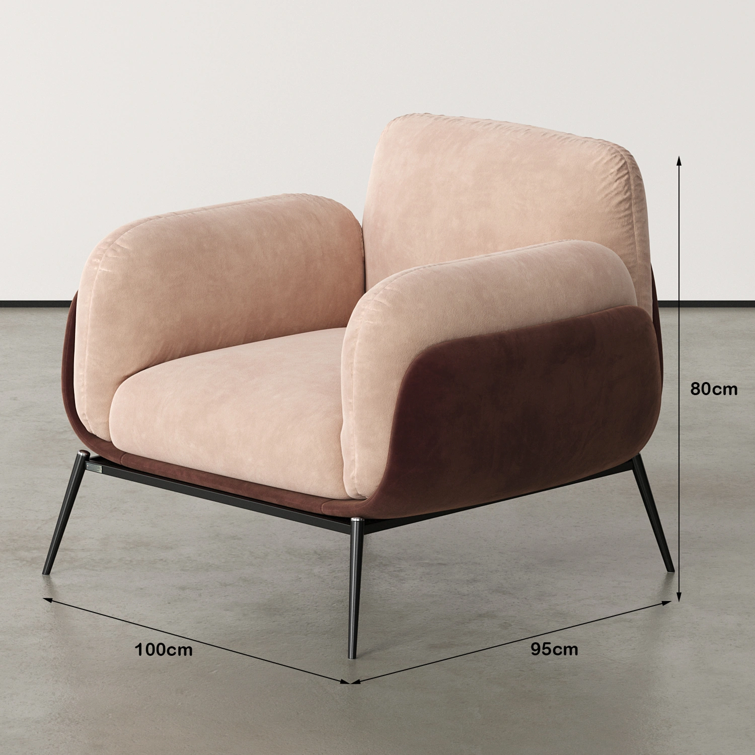 Yachi Armchair - The Curved Sanctuary Chair