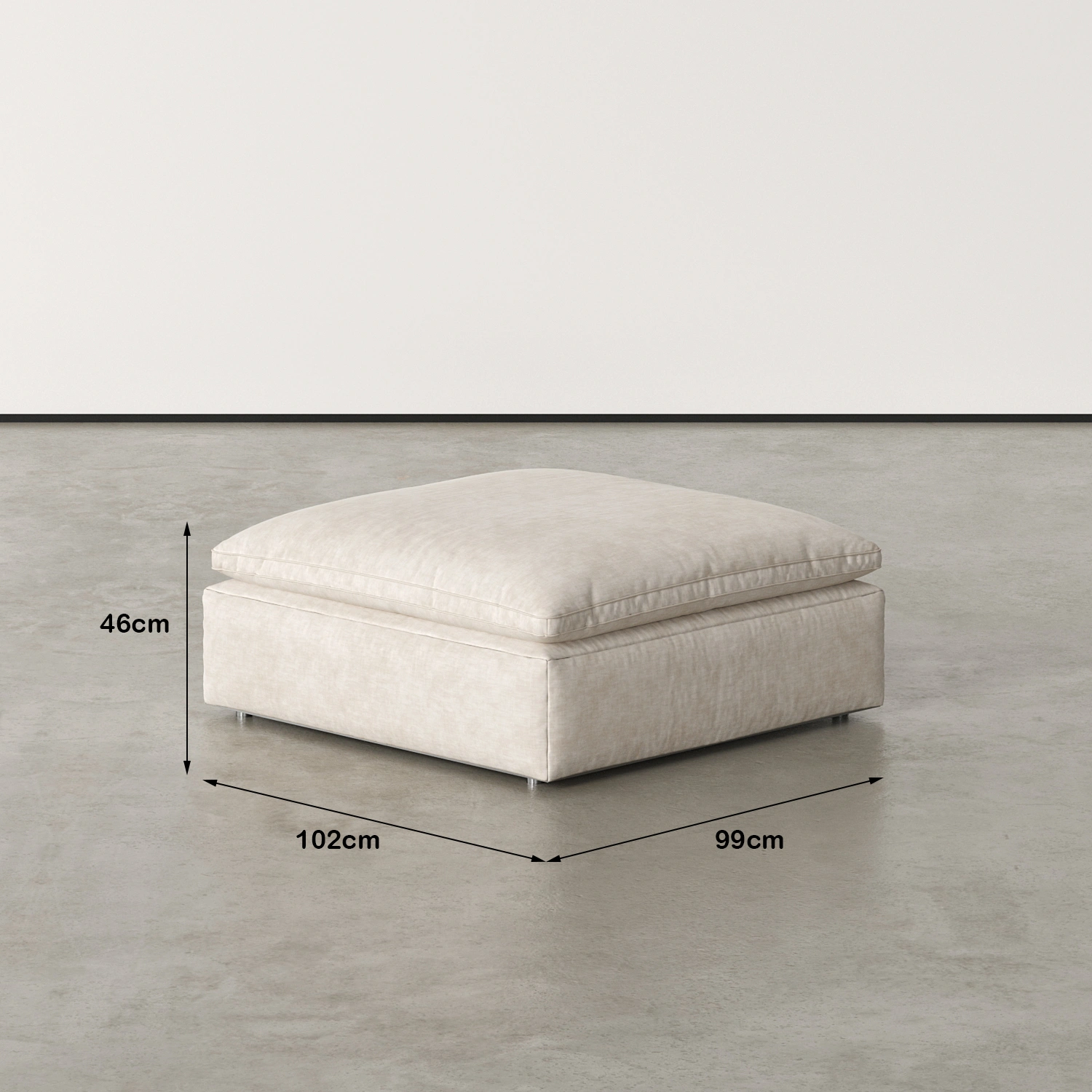 Ireti - The Soft Clean Ottoman d Ireti - The Soft Clean Ottoman