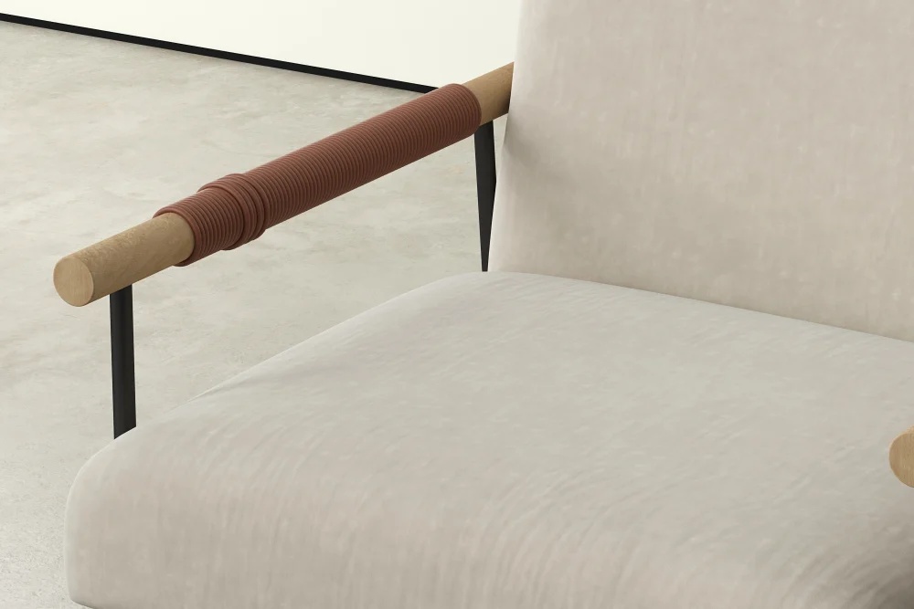 Irorun - The Mixed-Material Lounge Chair