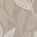 Materials & Care 38 Jacquard – Taupe Leaf swatch